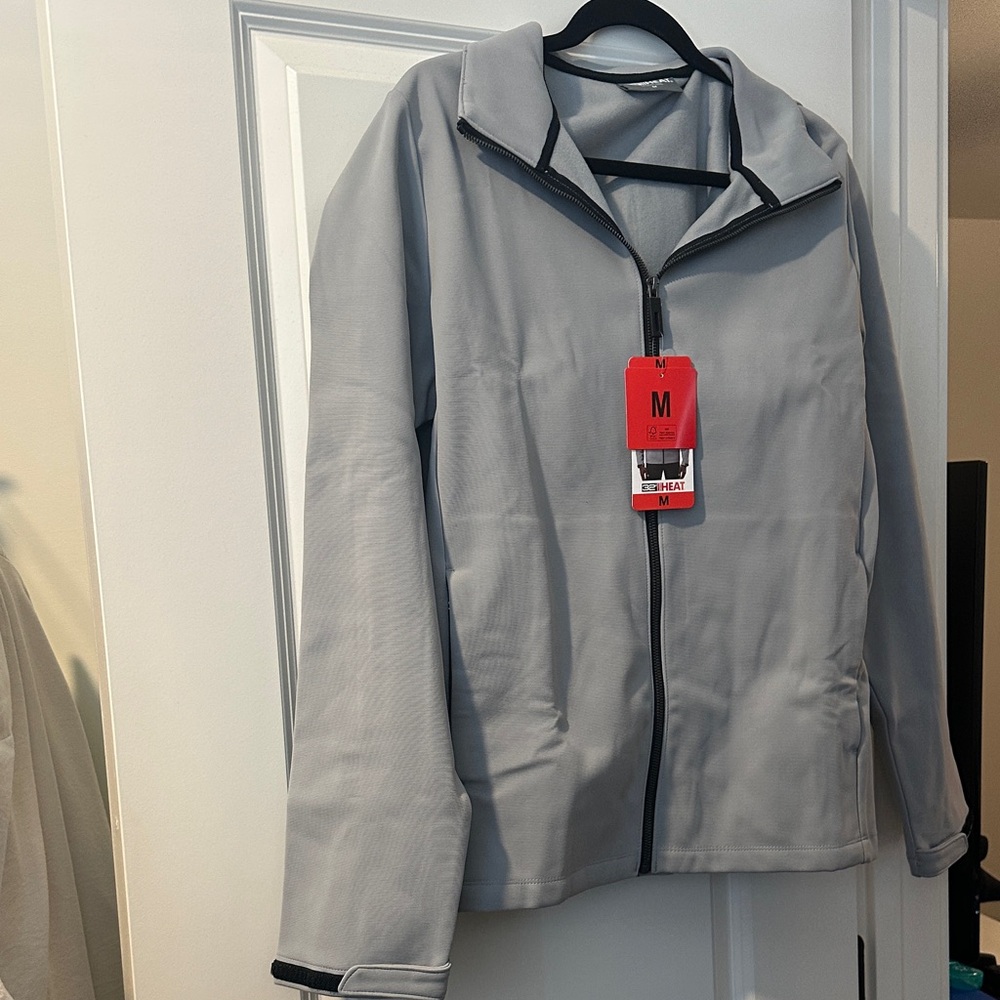 32 Degrees Men's Light Gray Windbreaker